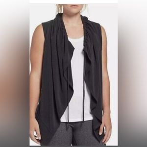 Calia by Carrie Underwood black active wear vest, size S